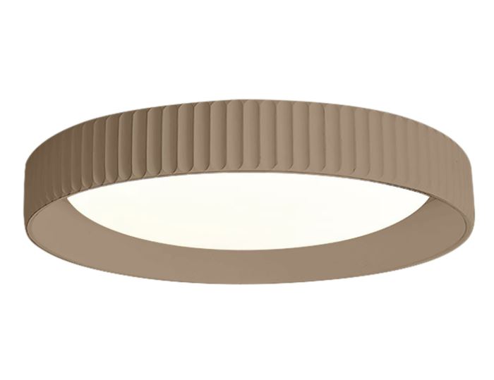 Plafonnier LED Filaire Gris-Beige 60W 75LM/W CCT avec Interrupteur DIP