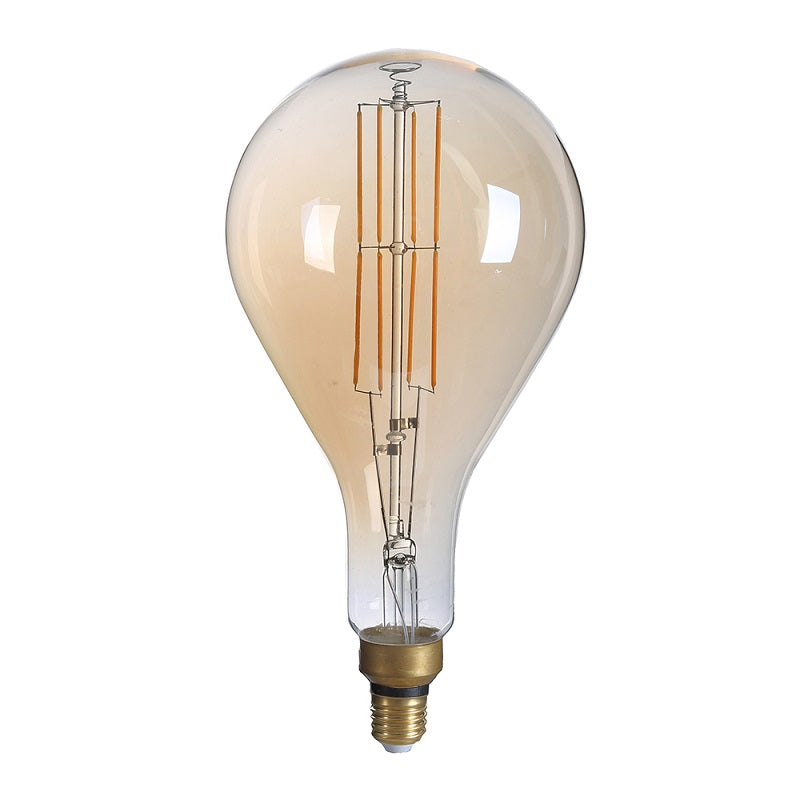 Ampoule LED Filaire E27 PS160 8W 810LM Verre Doré Dimmable 1800K Lumière Chaude Vintage 220-240V