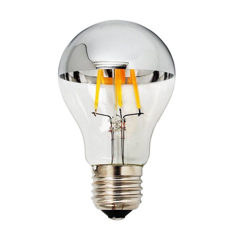 Ampoule LED Filaire E27 A60 7W 800LM Verre Demi-Silver 2700K Lumière Chaude 175-265V
