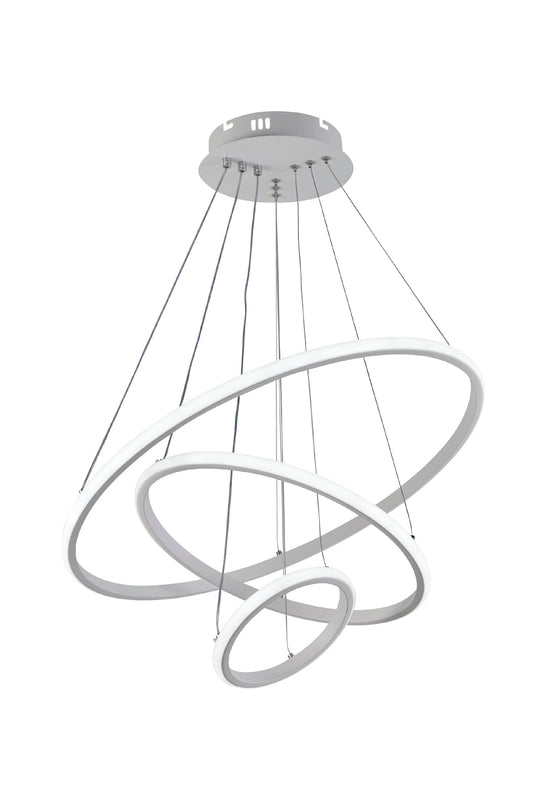Suspension LED Filaire 78W 4480 lm – Blanc CCT 3000K à 6000K – Dimmable avec Télécommande