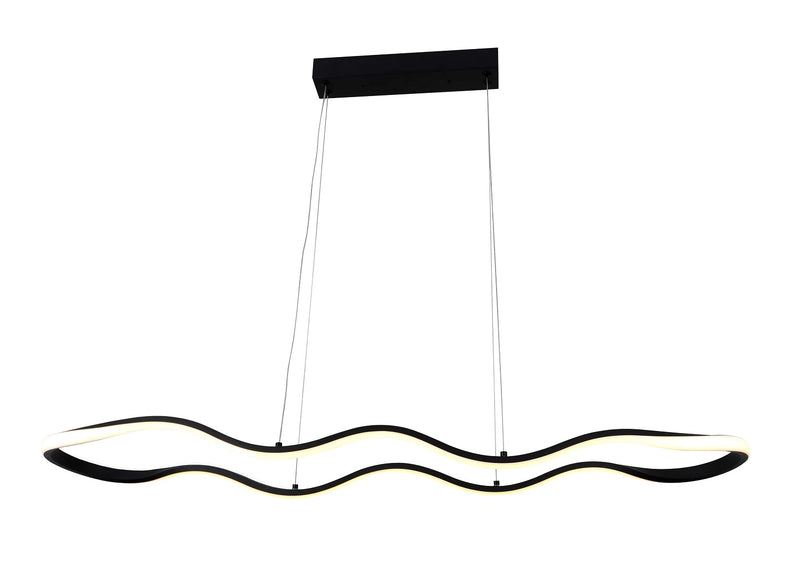 Suspension LED filaires 24W 1920 lm – Noir Sablé 3000K – AC175-265V