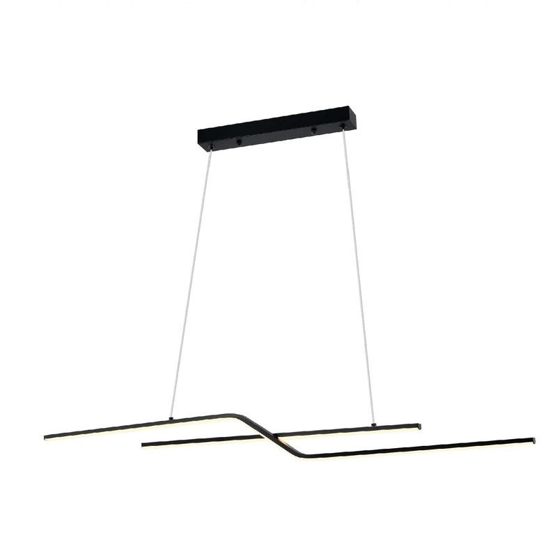 Suspension LED filaires 13W 1040 lm – Noir Sablé 3000K – AC175-265V
