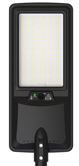 Lampadaire solaire LED 3600LM 20Ah IP65 6000K + télécommande