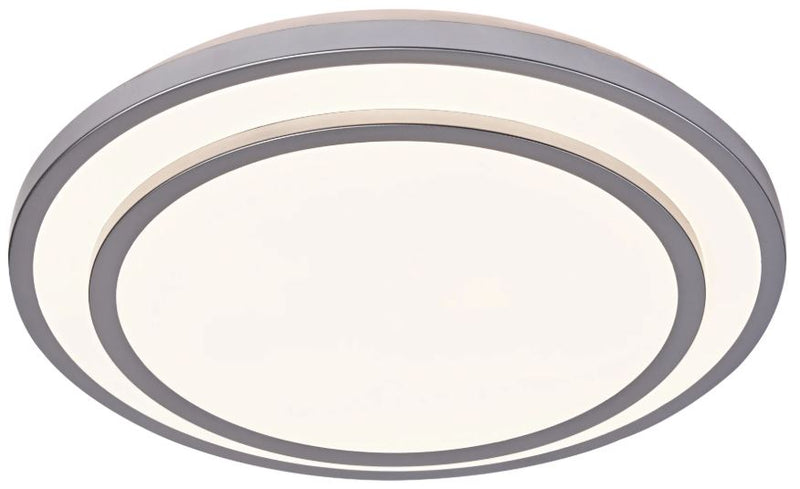 Plafonnier LED Filaires 12W 75 lm/W Blanc & Argent – Température de couleur réglable (CCT)