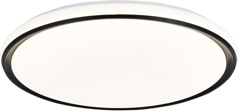 Plafonnier LED Filaire 54W 90 lm/W – Noir & Blanc – 3CCT Mémoire + Télécommande