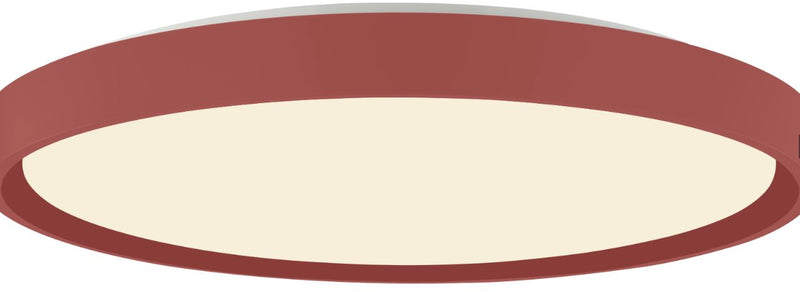 Plafonnier LED Filaires 36W 75 lm/W Blanc & Velours Rouge – Température de couleur réglable (CCT)