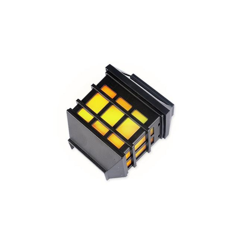 Lampe solaire LED murale effet flamme – applique extérieure décorative IP44