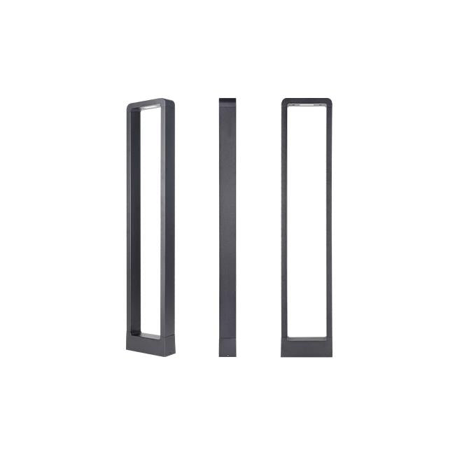 Lampe LED Filaire d’extérieur Rio 7W – Applique de jardin sur pied 80 cm noire moderne