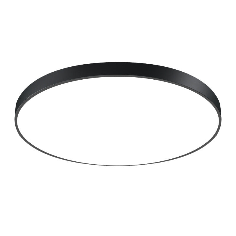 Plafonnier LED Filaire Rond 18W 80 lm/W 4500K 175–260V Noir – Puce 5630 SMD