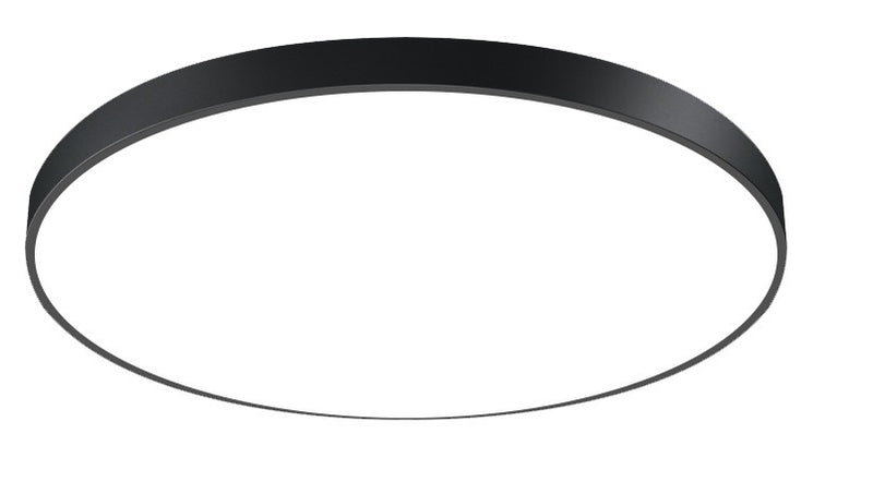 Plafonnier LED Filaire Rond 30W 80 lm/W 4500K 175–260V Noir – Puce 5630 SMD