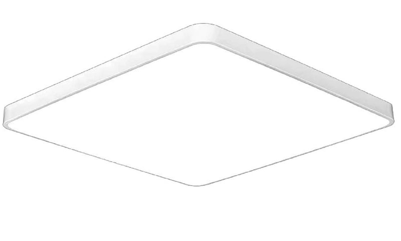 Plafonnier LED Filaire Carré 5630SMD 64W – Blanc Chaud 3000K – Blanc – 80 lm/W AC175-260V