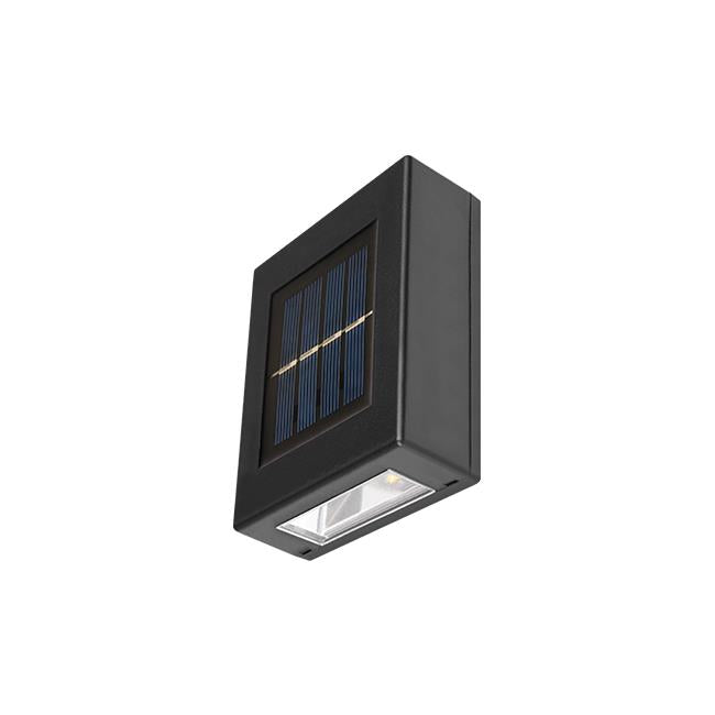 Lampe solaire LED murale extérieure IP65 – éclairage façade automatique autonome