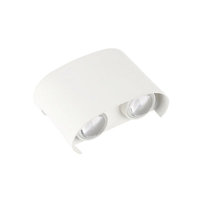 Applique Murale filaires LED 4W IP65 340LM 220-240V Blanc 3000K – Corps en Aluminium