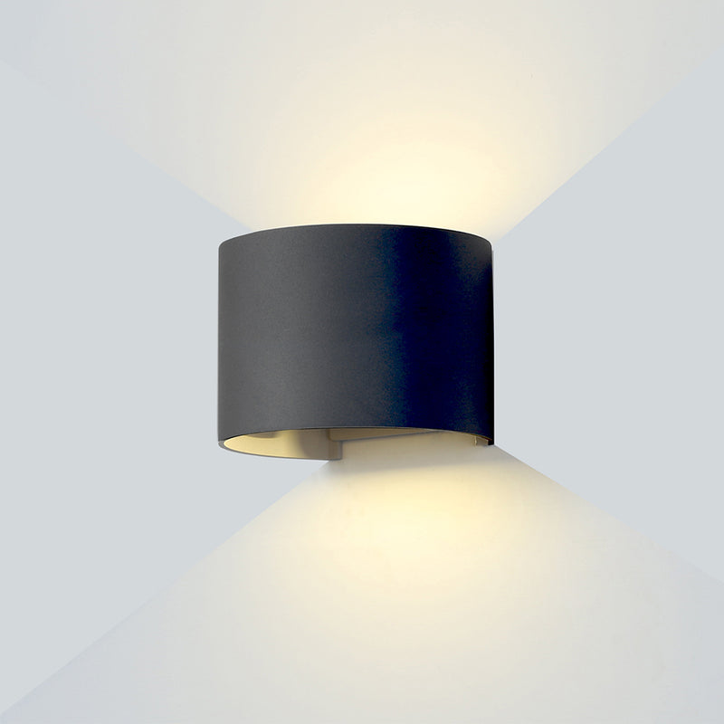 Applique Murale Filaires LED Epistar 6W IP54 660LM 220-240V Noir 3000K – Corps Aluminium
