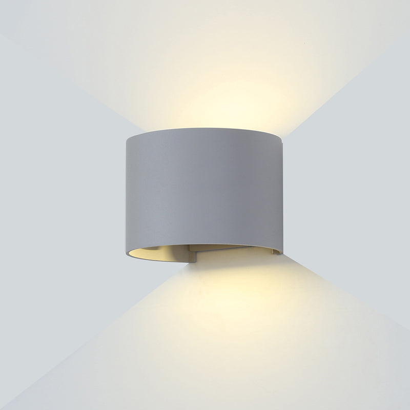 Applique Murale Filaires LED Epistar 6W IP54 660LM 220-240V Gris 3000K – Corps Aluminium