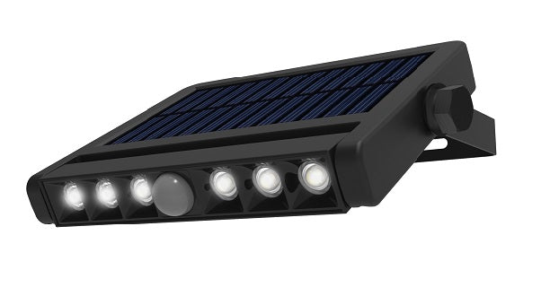 Applique murale solaire LED 2Ah/3.2V 500lm PIR IP54