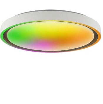 Plafonnier LED Filaire 40W + RGB 10W Blanc 3CCT à Mémoire avec Télécommande