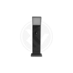 Lampe filaire de Jardin LED 12W Clark 50 cm – Borne Extérieure avec Détecteur de Mouvement PIR IP54 Noir