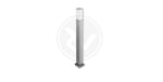 Lampe de jardin filaire LED E27 Havana 90 cm argentée – Borne extérieure moderne et élégante