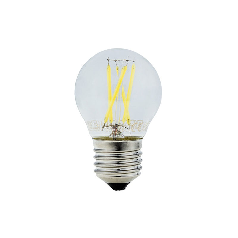 Ampoule LED Filaire G45 E27 4W 400LM 2700K Filament Blanc Chaud 175-265V