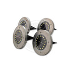 Lot de 4 Lampes Solaires LED de Jardin 16 SMD – Éclairage Extérieur à Piquer IP44