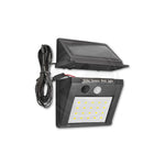 Lampe solaire LED 30xSMD avec détecteur de mouvement et câble 2,5 m – éclairage extérieur automatique puissant