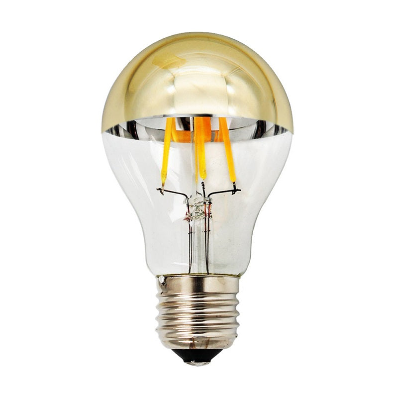 Ampoule LED Filaire E27 A60 4W 400LM Verre Demi-Doré 2700K Lumière Chaude 175-265V
