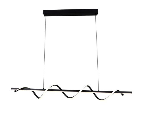 Suspension LED filaires 30W 2400 lm – Noir Sablé 3000K – AC175-265V