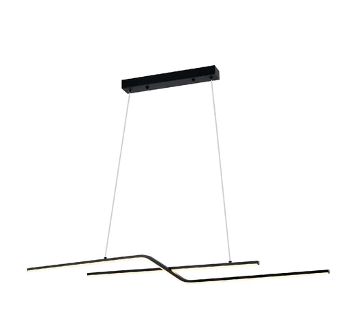 Suspension LED filaires 13W 1040 lm – Noir Sablé 3000K – AC175-265V