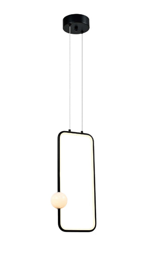 Suspension LED filaires 15W 1200 lm – Noir Sablé 3000K – AC175-265V