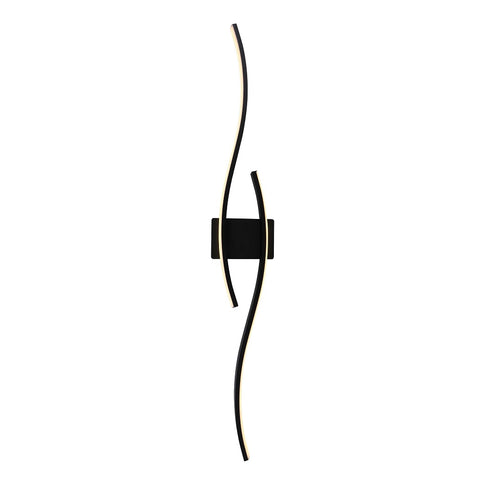 Applique murale / plafonnier LED filaires 21W 1680lm Noir Sable 3000K 175-265V – éclairage intérieur moderne