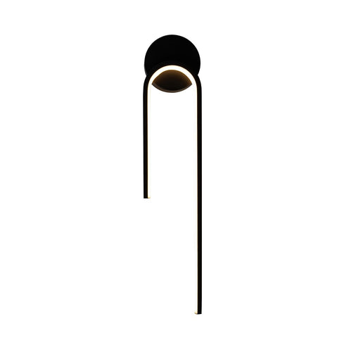 Applique murale / plafonnier LED filaires 10W 800lm Noir Sable 3000K 175-265V – éclairage intérieur moderne