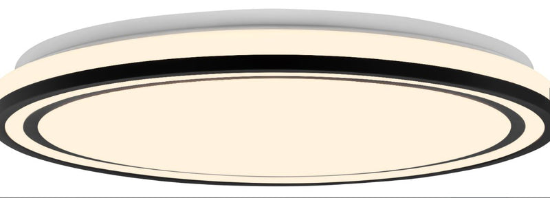 Plafonnier LED Filaires 36W 75 lm/W Blanc & Noir – Température de couleur réglable (CCT)