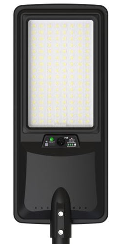 Lampadaire solaire LED 3600LM 20Ah IP65 6000K + télécommande