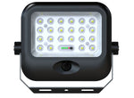 Projecteur solaire LED 1600LM 5Ah CCT IP65 + capteur - télécommande