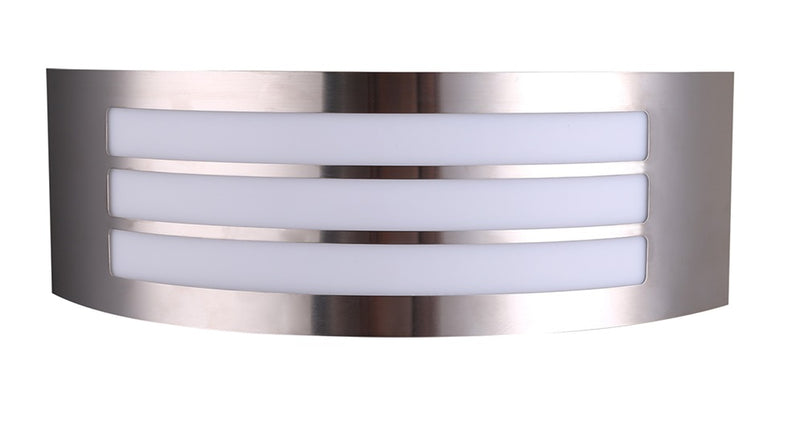 Applique Murale filaires LED Inox 1xE27 IP44 – Luminaire Extérieur Moderne