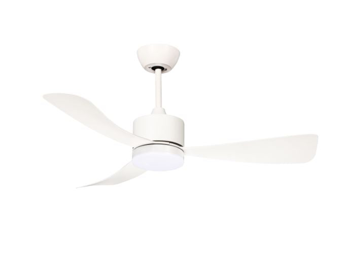 Ventilateur de plafond LED Filaire 18W 3CCT 1440lm 220-240V blanc – télécommande