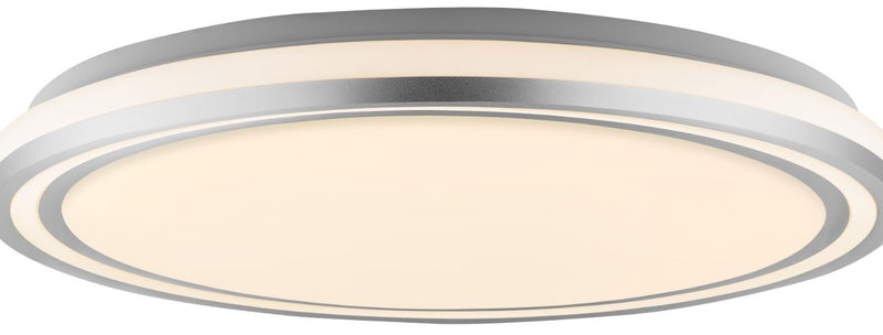 Plafonnier LED Filaires 36W 75 lm/W Blanc & Argent – Température de couleur réglable (CCT)