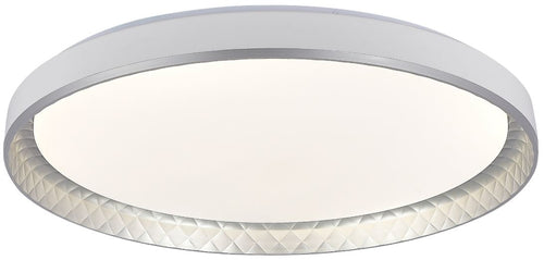 Plafonnier LED Filaires 36W 90 lm/W – Argent – 3CCT Mémoire + Télécommande