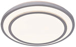 Plafonnier LED Filaires 12W 75 lm/W Blanc & Argent – Température de couleur réglable (CCT)