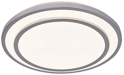 Plafonnier LED Filaires 12W 75 lm/W Blanc & Argent – Température de couleur réglable (CCT)