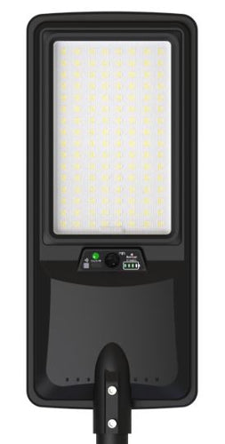 Lampadaire solaire LED 4500LM 25Ah IP65 6000K + télécommande