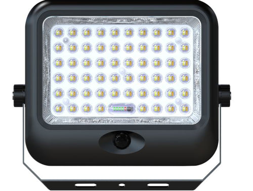 Projecteur solaire LED 4800LM 15Ah CCT IP65 + capteur - télécommande