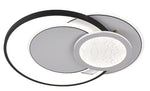 Plafonnier LED Filaires 84W 75 lm/W – Blanc & Noir – CCT avec Télécommande