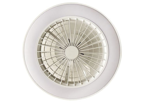 Ventilateur de plafond LED Filaire 36W 3CCT 2880lm 100-240V blanc – télécommande