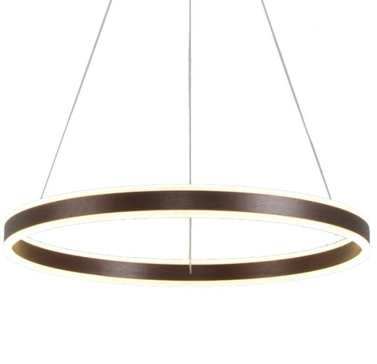 Suspension LED filaires 60W 4800 lm – Noir Sablé 3000K – AC175-265V