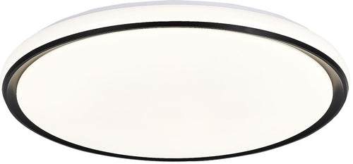 Plafonnier LED Filaire 54W 90 lm/W – Noir & Blanc – 3CCT Mémoire + Télécommande