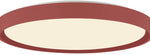 Plafonnier LED Filaires 36W 75 lm/W Blanc & Velours Rouge – Température de couleur réglable (CCT)