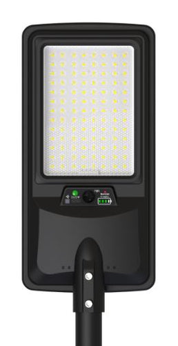 Lampadaire solaire LED 2800LM 15Ah IP65 6000K + télécommande