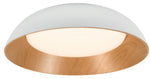 Plafonnier LED Filaires 24W 75 lm/W – Blanc & Bois – Température de Couleur Réglable (CCT)